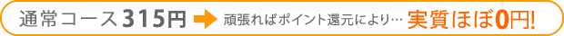 ���z���p��315�~���撣��΃|�C���g�Ҍ��ɂ��c�����ق�0�~!