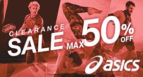 CLEARANCE SALE MAX50%OFF asics