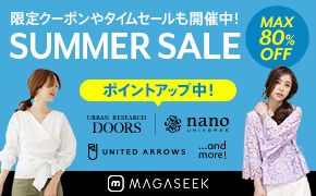 N[|^CZ[JÒ!SUMMER SALE MAX 80% OFF |CgAbv!URBAN RESEARCH DOORS nano UNIVERSE UNITED ARROWS cand more! MAGASEEK