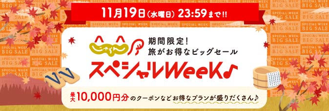 []XyVWEEK ԌIȃrbOZ[[1119ij23:59܂ŁI]